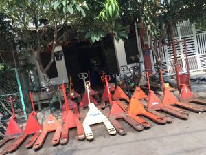 Xe nâng tay nhập khẩu tại Nhật chất lượng đảm bảo